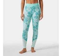 Helly Hansen Collant Base Layer Imprimé Femme Lifa Merino Bleu S