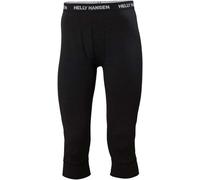 Helly-Hansen - Collant thermique mi-long en laine de mérinos - Lifa Merino Midweight 3/4 Pant Black pour Homme en Laine - Taille M - Noir Noir M