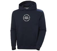 Helly Hansen Core Graphic Sweat à Capuche Shirt, 599 Bleu Marine, Large Homme