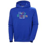 Helly Hansen Core Graphic Sweat à Capuche Shirt, 543 Cobalt 2.0, Medium Homme