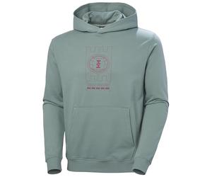 Helly Hansen Core Graphic Sweat à Capuche Shirt, Vert Cactus, M Homme