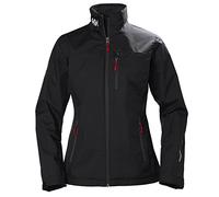 Helly Hansen Crew 991 Veste imperméable coupe-vent respirante pour femme Noir Taille XL