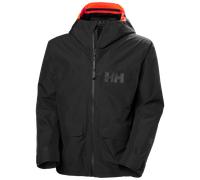 Veste à capuche Helly Hansen Emiko Shell 3L RECCO Ski Free noir intense orange - XL