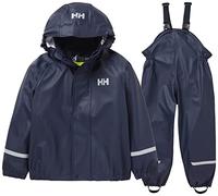 Helly Hansen Enfants Unisexe K Bergen 2.0 Pu Ensemble de pluie, Bleu Marine, 9