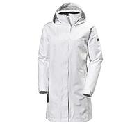 Helly Hansen Femme Manteau Imperméable Long Aden, Blanc, XL