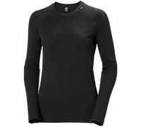 Helly Hansen Femmes Poids moyen équipage W Lifa Merino, Noir, L