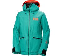 Helly Hansen Femmes Veste de ski POWDERQUEEN 3.0 signal green denim - S