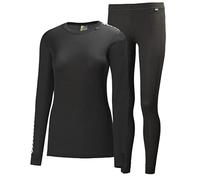 Helly Hansen Comfort Dry Base Layer Set Noir S Femme