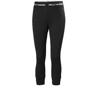 Helly Hansen Collant thermique Lifa Merino Midweight 3/4 en laine mérinos femme Noir XS