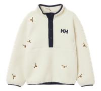 Helly-Hansen - Polaire brodée demi-pressionnée - K Frosty Pile Sweater Cream Little Moose Embroid - Taille Enfant 5 ans - Beige Beige 5 ans