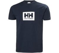 T-shirt Helly Hansen Box T 2.0 manches courtes bleu nuit blanc - S