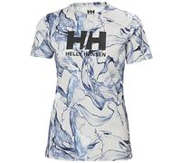 Helly Hansen Logo T-Shirt, 853 Grey Fog Esra, M Femme