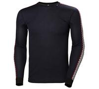 Helly Hansen Homme Hh Lifa Stripe Crew T-Shirt à manches longues,Bleu,L