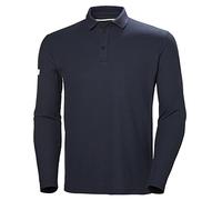 Helly Hansen Homme Polo Á Manche Longue Crewline, M, Marine