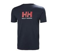 Helly Hansen Homme T-Shirt HH Logo, Bleu Marine, M