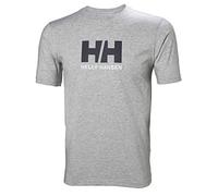 Helly Hansen Homme T-Shirt HH Logo, Gris Mélange, S