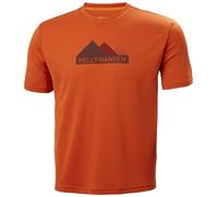 Helly Hansen Homme T-Shirt HH Tech Graphique, S, Patrouille Orange