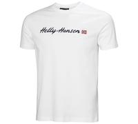 Helly Hansen Hommes Graphique de Base T 2.0, Blanc, S