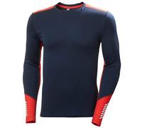 Helly Hansen Hommes Lifa Merino Poids Moyen Crew, Bleu Marine, S