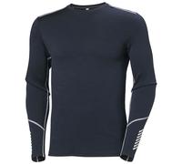 Maillot de corps Helly Hansen Lifa Merino Midweight Crew manche longue bleu océan - M