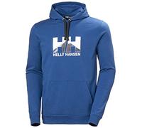 Helly Hansen Homme Sweat À Capuche Nord Graphique, M, Fjord profond