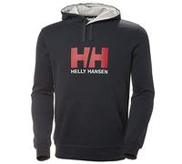 Helly Hansen Hommes Sweat à capuche avec logo HH, Bleu Marine, M