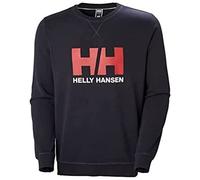 Helly Hansen Hommes Sweat-shirt ras du cou avec logo HH, Bleu Marine, M