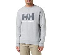 Helly Hansen Hommes Sweat-shirt ras du cou avec logo HH, Gris Mélange, L