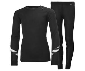 HELLY HANSEN Jr Hh Lifa Set - Enfant - Noir - taille 12 ans- modèle 2027