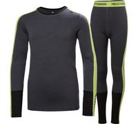 HELLY HANSEN Jr Lifa Merino Midweight Set - Enfant - Gris - taille 11 ans- modèle 2027