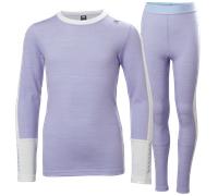 HELLY HANSEN Jr Lifa Merino Midweight Set - Enfant - Violet - taille 12 ans- modèle 2026