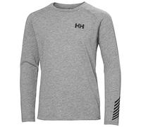 Helly Hansen Jr Loen Tech Haut Chemise, Gris, 140 Mixte Enfant
