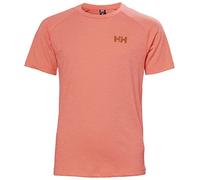 Helly Hansen Jr Loen Tech T-Shirt SS Tshirt, Peach Echo, 16 Unisex Kids