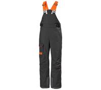 Pantalon Helly Hansen Summit Bib PrimaLoft gris foncé orange enfant - 14