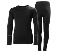 Helly Hansen Junior Unisexe Jr Lifa Merino Poids Moyen Set, Noir, 10