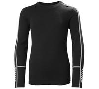 Helly Hansen Junior Unisexe Jr Lifa Merino Poids Moyen Set, Noir, 16