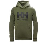 Helly Hansen Junior Unisexe Sweat à capuche Jr HH Logo 2.0, Vert, 14