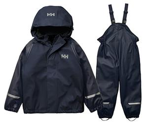 Helly Hansen K Bergen Fleece PU Rainset 2.0 Ensemble de Pluie Unisexe pour Enfant
