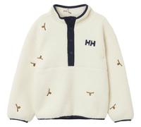 Helly-Hansen - Polaire brodée demi-pressionnée - K Frosty Pile Sweater Cream Little Moose Embroid - Taille Enfant 4 ans - Beige Beige 4 ans