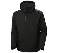 Helly-Hansen Kensington Veste d'hiver isolée pour homme avec isolation légère, respirante et imperméable, capuche amovible, 911 Noir, XXL