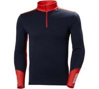 HELLY HANSEN Lifa Merino Midweight 1/2 Zip - Homme - Bleu / Rouge - taille XXL- modèle 2026