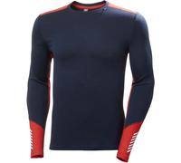 Helly Hansen Sous-vêtement technique Lifa Merino mi-épaisseur col rond manches longues Bleu S Homme