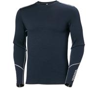 Maillot de corps Helly Hansen Lifa Merino Midweight Crew manche longue bleu océan - S