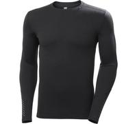 T-shirt d'intérieur Helly Hansen Lifa Merino Midweight Crew manches longues noir - L