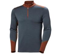 Helly Hansen LIFA Merino Midweight Demi Zip Veste de Base, Givre Alpin, 2XL Homme