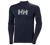 Longsleeve Termoactif Bleu Marine Pour Hommes Helly Hansen Lifa Merino Midlogo 49543-597