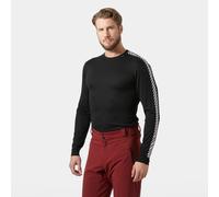 Helly Hansen Lifa® Stripe Long-sleeve Crew Base Layer Homme - Black/Ebony - 2XL