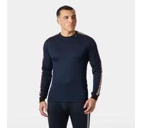 Helly Hansen Lifa® Stripe Long-sleeve Crew Base Layer Homme - Blue - 2XL