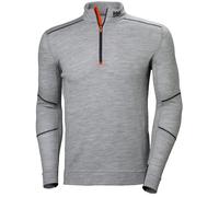 Helly Hansen Longsleeve 75107 Hh Lifa Merino Half Zip 930 Grey Melange XS