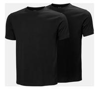 Helly Hansen Lot De 2 T-shirts En Coton Homme HH Noir L